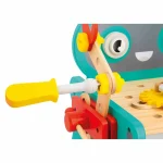 Janod: drewniany wózek warsztat magnetyczny z narzędziami Robot Brico ‘Kids 18m+ - obrazek 6