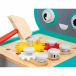 Janod: drewniany wózek warsztat magnetyczny z narzędziami Robot Brico ‘Kids 18m+ - obrazek 7