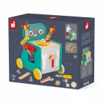 Janod: drewniany wózek warsztat magnetyczny z narzędziami Robot Brico ‘Kids 18m+ - obrazek 10