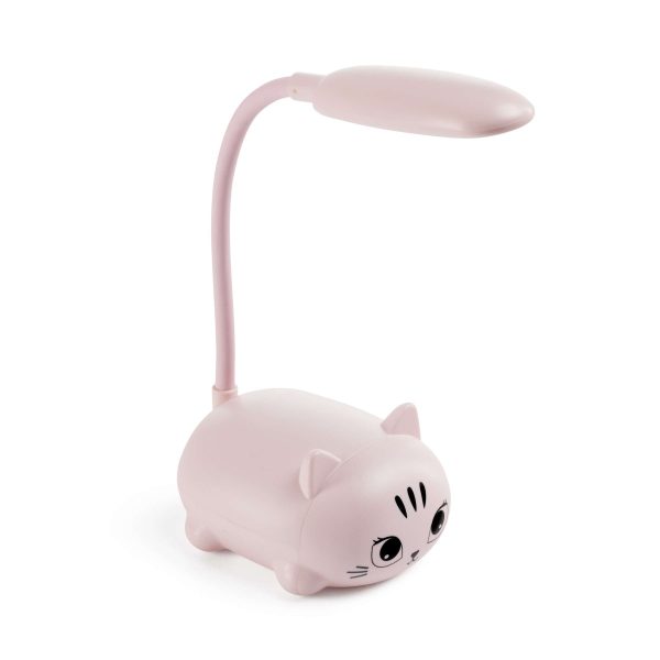 Miquelrius: lampka LED Różowy Kotek