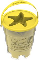 ChildGen: Piasek kinetyczny z foremką, 100% naturalny, 500g, kolor ŻÓŁTY, brzoskwinia - obrazek 2