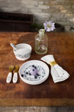 Elodie Details - Zestaw silikonowy - talerzyk i sztućce - Garden Leo Toile - obrazek 2