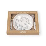 Elodie Details - Zestaw silikonowy - talerzyk i sztućce - Garden Leo Toile - obrazek 3