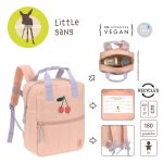 Lassig Plecak mini kwadratowy Little Gang Cherry peach - obrazek 3