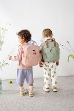 Lassig Plecak mini kwadratowy Little Gang Light khaki - obrazek 4