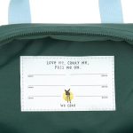 Lassig Plecak mini kwadratowy Little Gang Lemon dark green - obrazek 10