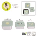 Lassig: Pojemnik na przekąski, stal nierdzewna, 3 szt., Happy Fruits Lemon - obrazek 4