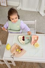 Lassig Zestaw silikonowych naczyń 3 el. Happy Fruit Cherry - obrazek 8