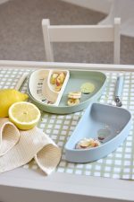 Lassig Zestaw silikonowych naczyń 3 el. Happy Fruit Lemon - obrazek 6