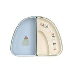 Lassig Zestaw silikonowych naczyń 3 el. Happy Fruit Lemon - obrazek 3