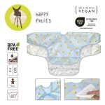 Lassig: Zestaw śliniaków z długim rękawem 2szt. 6m+ Happy Fruits Lemon - obrazek 5