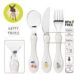 Lassig Zestaw sztućców ze stali nierdzewnej 3 el. Happy Fruits - obrazek 4