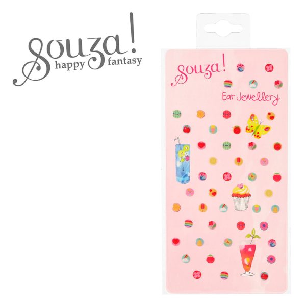 Souza! kolczyki samoprzylepne Owoce
