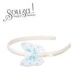 Souza! opaska z motylem Belia biała