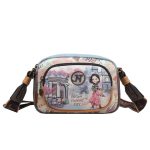 Janet Denese: FLOWER CITY - Torebka mała okrągła kieszonka