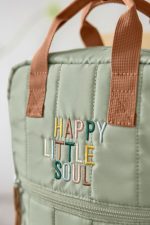 Lassig Plecak mini kwadratowy Little Gang Light khaki - obrazek 6