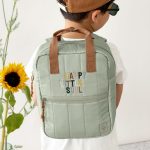 Lassig Plecak mini kwadratowy Little Gang Light khaki - obrazek 2