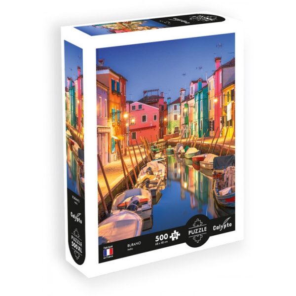 Calypto: Puzzle 500 el. XL, Burano, Włochy