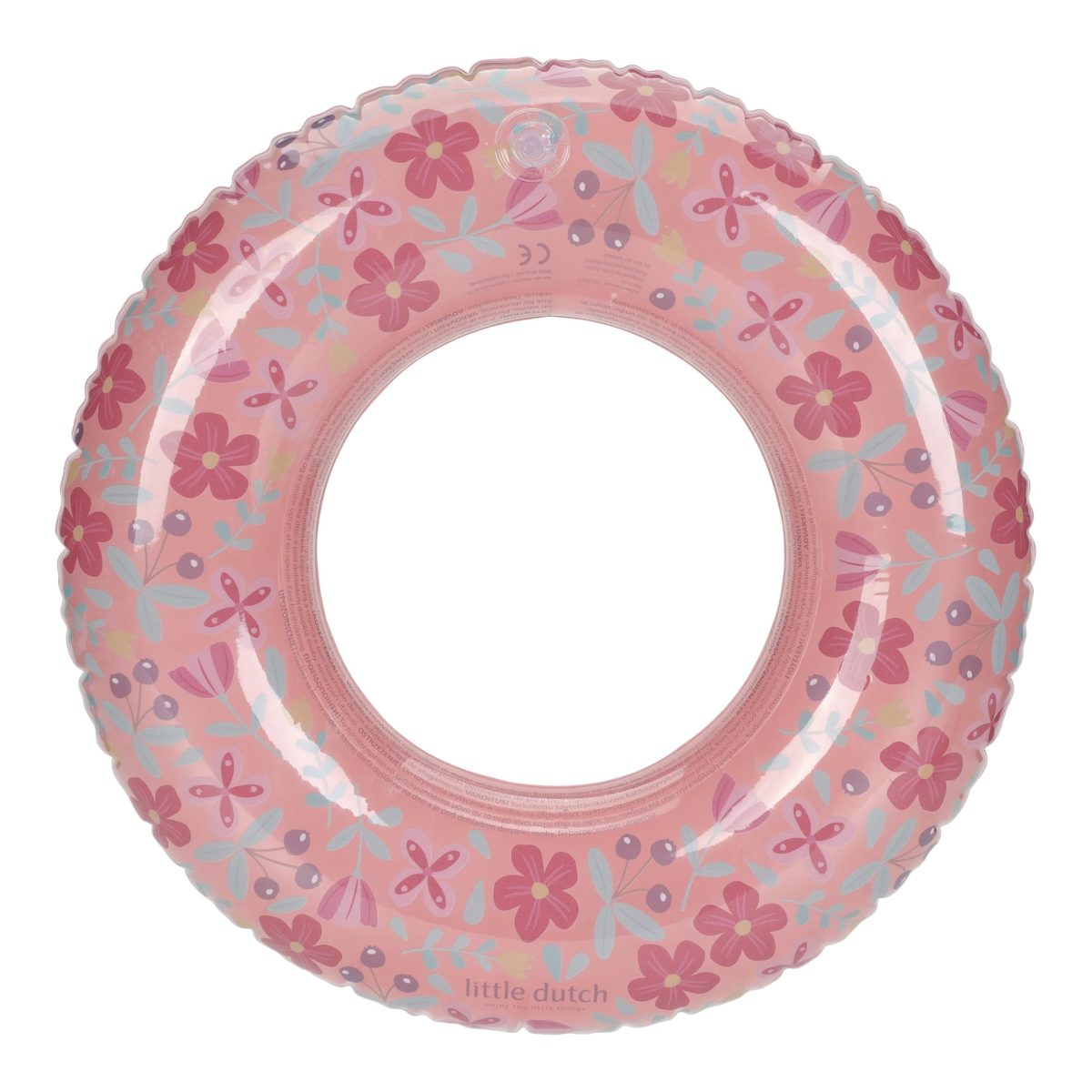 swim-ring-pink-flowers-2014447-product-1 Little Dutch: koło do pływania Pink Flowers 50cm - obrazek 2