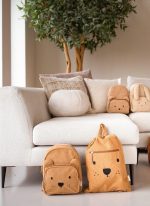 KIDZROOM: Worek plecak Beary Excited Brown - obrazek 4