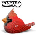 Eugy: Ptak Kardynał Szkarłatny - Eko Układanka 3D