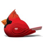 Eugy: Ptak Kardynał Szkarłatny - Eko Układanka 3D - obrazek 5