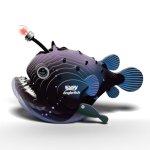 Eugy: Ryba Żabnica Głębinowa Anglerfish - Eko Układanka 3D - obrazek 4