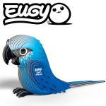 Eugy: Papuga Ara Modra - Eko Układanka 3D
