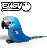 Eugy: Papuga Ara Modra - Eko Układanka 3D