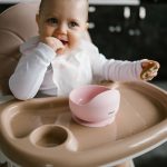 Babyono: Silikonowa miseczka z przyssawką różowa - obrazek 2