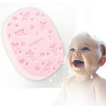 Babyono: Gąbka kąpielowa dla dzieci i niemowląt różowa - obrazek 2