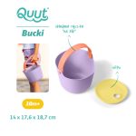 QUUT: wiaderko z sitkiem Bucki lavender + peach - obrazek 3