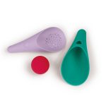 QUUT: zestaw 2 łopatek wielofunkcyjnych z piłeczką Cuppi Lagoon + Lavender