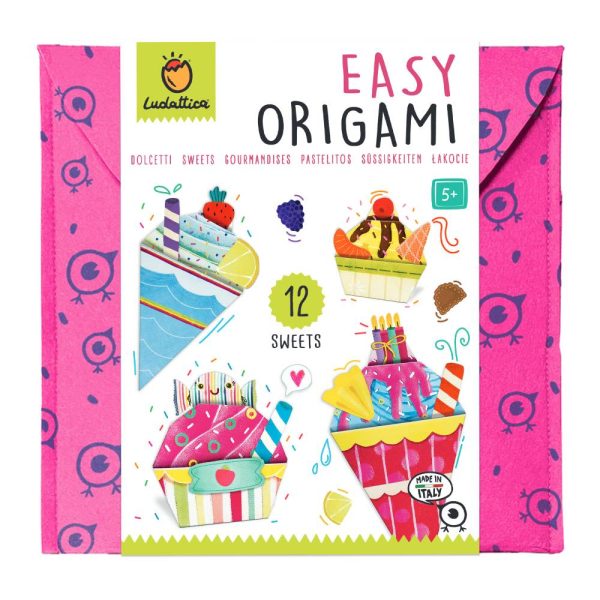 LUDATTICA: EASY ORIGAMI – zestaw kreatywny – ŁAKOCIE