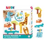 LUDI: Pierwsze KLOCKI – PUZZLE PRZESTRZENNE z PIANKI - obrazek 4