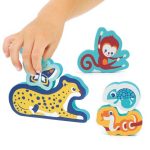 LUDI: Układanka piankowa – SORTER KSZTAŁTÓW – ze ZWIERZĄTKAMI - obrazek 4