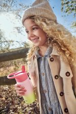 Skip Hop Butelka Termiczna z Ustnikiem 450ml Ombre Pink Wander - obrazek 2