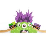 Bigjigs: MOST kolejowy POTWORKI - obrazek 2