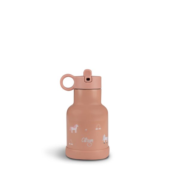 Citron: Butelka Termiczna ze Stali Nierdzewnej 250ml - Unicorn Blush Pink