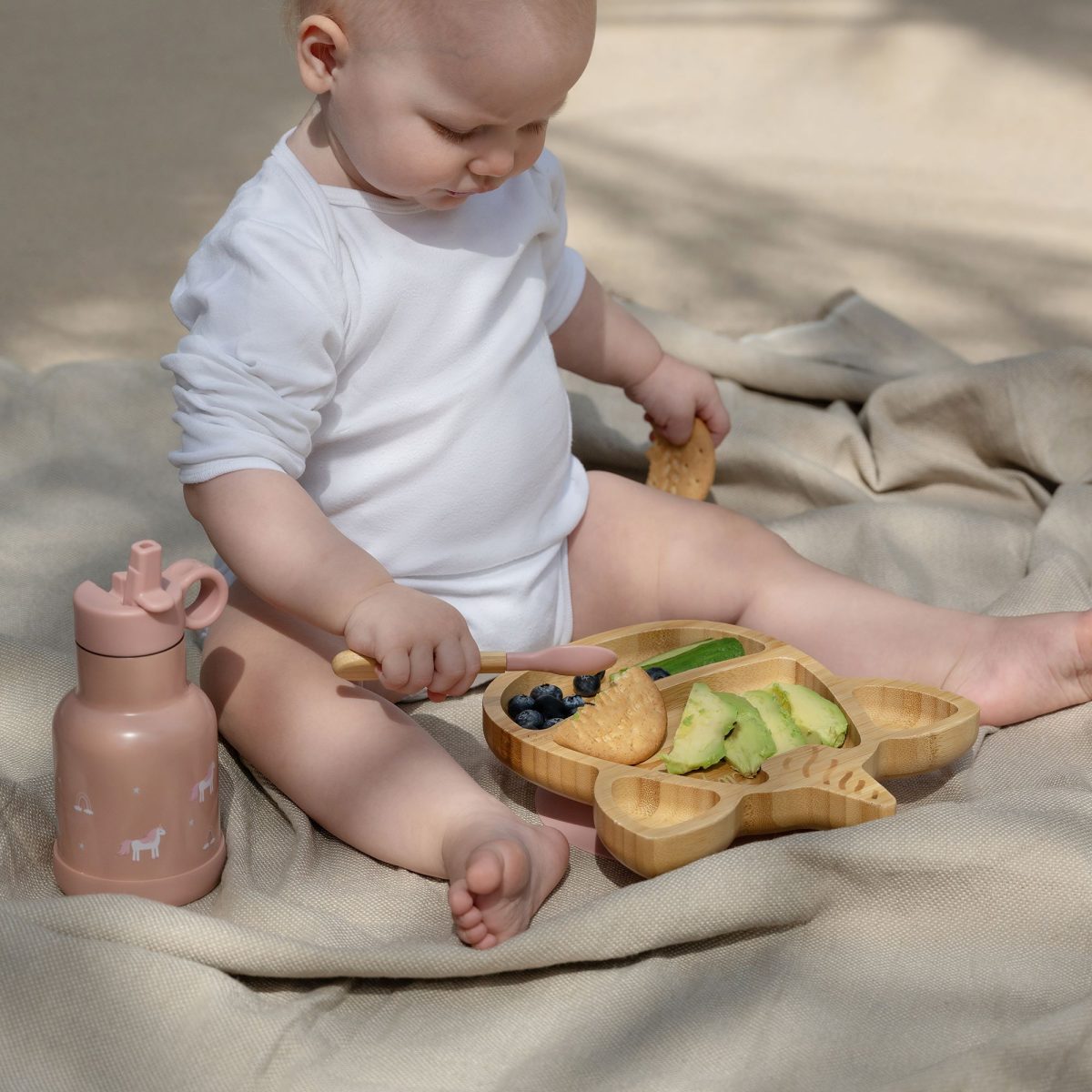 6151C Citron: Butelka Termiczna ze Stali Nierdzewnej 250ml - Unicorn Blush Pink - obrazek 3