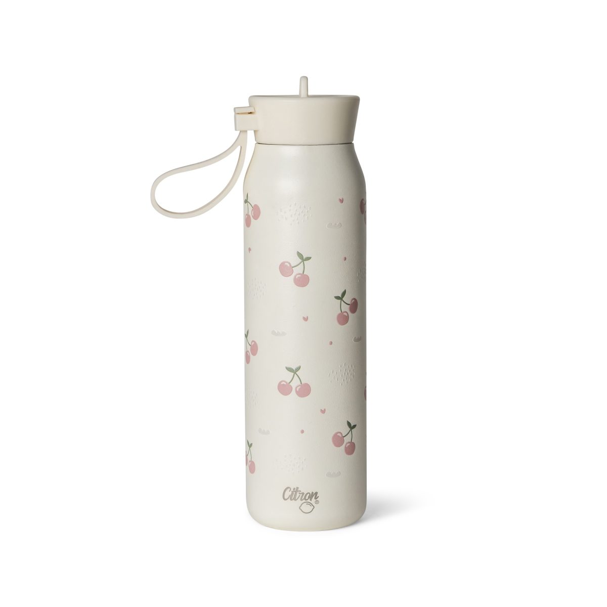 Citron: Butelka Termiczna ze Stali Nierdzewnej 350ml - Cherry - obrazek 1