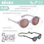 BEABA: okulary przeciwsłoneczne dla dzieci 9-24 miesięcy Joy - Lila - obrazek 3