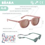 BEABA: okulary przeciwsłoneczne dla dzieci 4-6 lat Sunny - Blush - obrazek 3