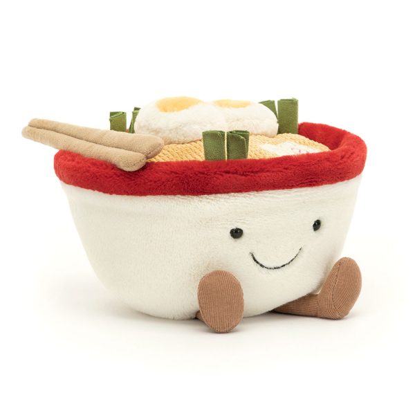 JellyCat: Wesoła Zupa Ramen 17 cm