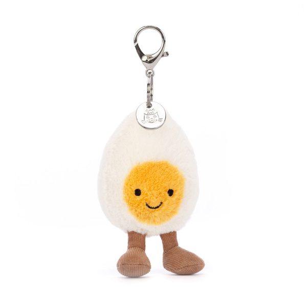 Jellycat: Breloczek Jajko ze Szęśliwą Minką 18 cm