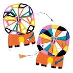 Djeco: ZESTAW ART Mozaiki piankowe AFRYKA - obrazek 2