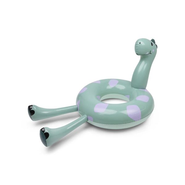 The Swim Essentials: dmuchane koło do pływania 95 cm Dreamscape Green Dino
