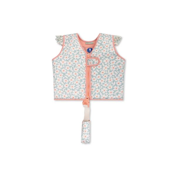The Swim Essentials: kamizelka do nauki pływania dla dzieci 18-30 kg Florish Green