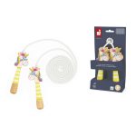 Janod: skakanka z drewnianymi rączkami Jednorożec Applepop 3+ - obrazek 3