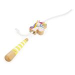 Janod: skakanka z drewnianymi rączkami Jednorożec Applepop 3+ - obrazek 2